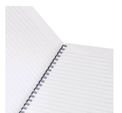 FIS Pack of 10 Spiral Soft Cover Notebook, Single Line, 9X7 Inches, 100 Sheets -FSNB971904S