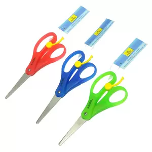 Adel School Scissoars Spring Loaded with Name Tag, Pack of 30 Pcs - ALSE4012145830