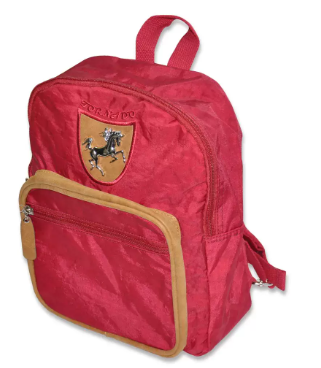 Penball Small Size Back Pack Horse Design, Red Color - PBSBVS289RE
