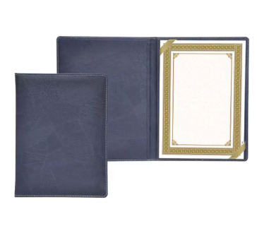 FIS Italian PU Certificate Folders with A4 Certificate and Gift Box - FSCLCERTPUPBL