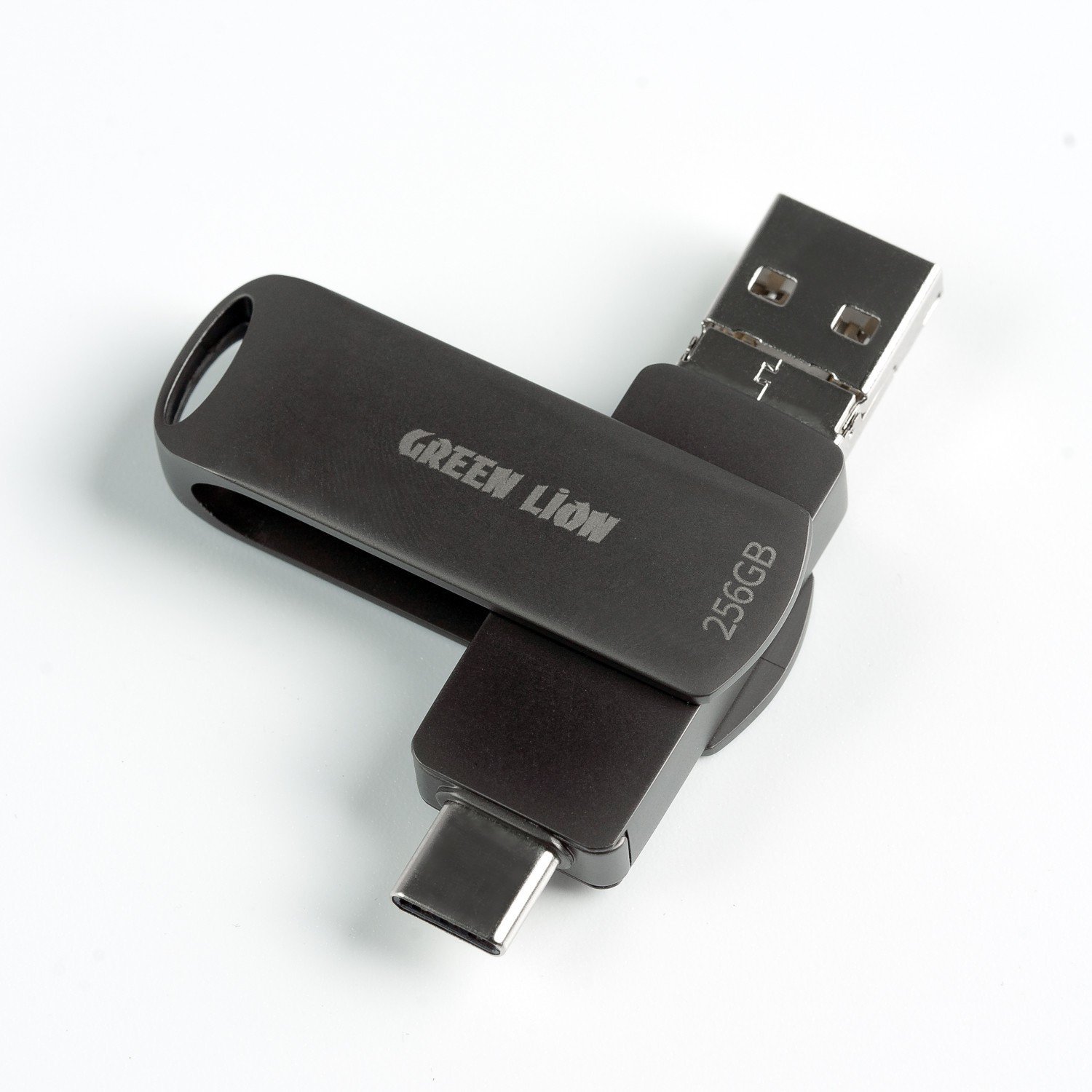 Green Lion 4 in 1 Pro Flash Drive 128GB - Black