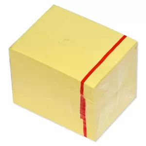FISSticky Note Pad, 1.5X2 inches, Pack of 4, Pastel Yellow 100 Sheets -FSPO1.52YLP4