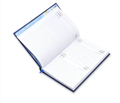 FIS Diary 2023 English (Saturday & Sunday Combined) A5 , Blue -FSDI92EN23BL