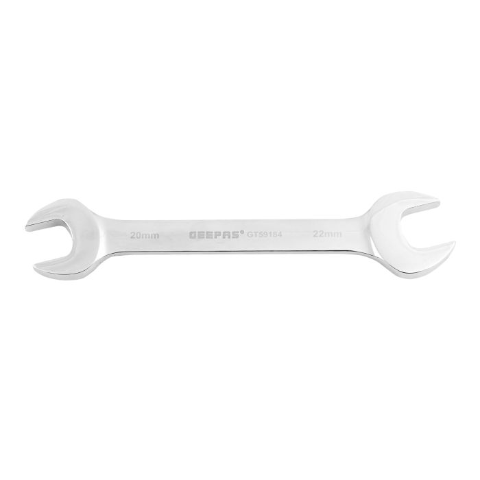 Geepas Open End Spanner 20*22mm - 1PCS Double End Open End Spanner Brake Pipe Spanner Metric For Home And Auto Repairing | Ideal For Mechanic, Plumbers, Carpenter, DIYers And More