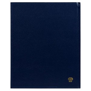 FIS 2024 Executive Diary Arabic/English/French Vinyl Padded Sewn Cover (1-Week at a Glance) Blue - FSDI35AE24BL