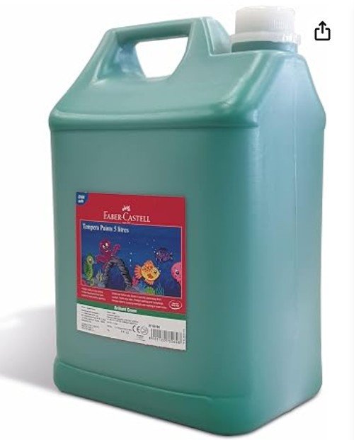 Faber-Castell Tempera Paints 5 Litres Brilliant Green