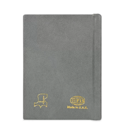 FIS Bonded Leather Pocket Diary 2024 (English) Hard Cover Grey - FSDI10EB24GY