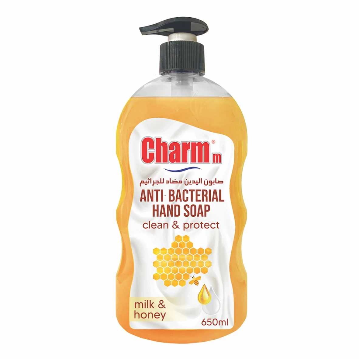 Charmm Antibacterial Hand Wash Milk & Honey 650 ml