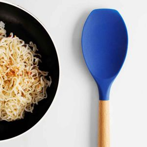 Royalford Spatula - Silicon, Melamine - Blue - 12 CM