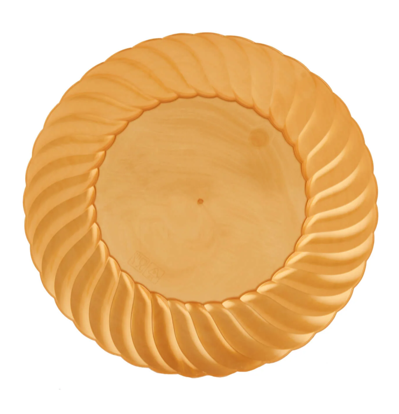 Premium Circle Flower Plate 6 Pieces(Gold)