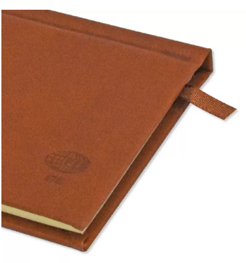Fis 2024 Slim Diary,Italian Pu English, Hard Cover, Brown -FSDI57E24BR