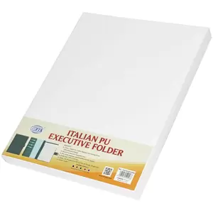 FIS Executive Folder with Writing Pad Italian PU 24x32cm, Green - FSGT2432PUGRD4