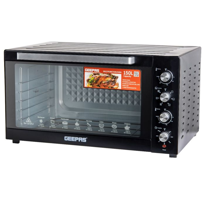 Multifunction Oven,150L Capacity, Inside Lamp, GO34055- 60-Minute Timer, Rotisserie Function, Convection Function, 2800W, 7 Stage Heating Selecto