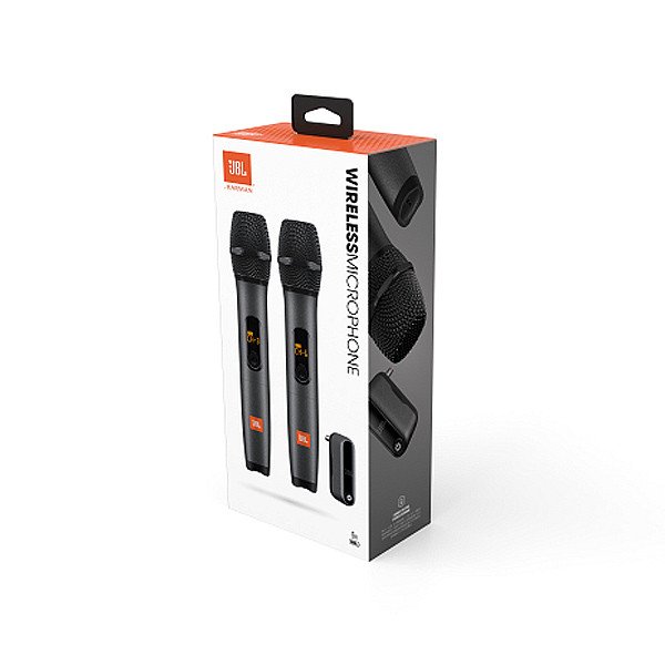 JBL Plug And Play Wireless Microphone Set Black