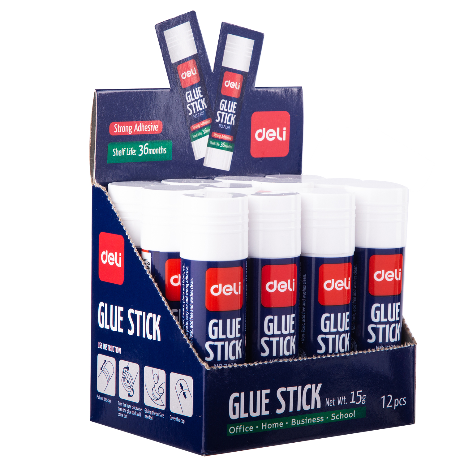 Deli-E7129 Glue Stick