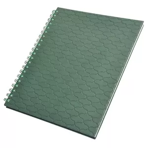 FIS Italian PU Spiral Cover University Books, 120 Sheets, 3 Subject, 8.5 x 11 Inch Size - FSUBPU3SGRD1