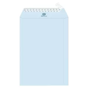FIS Color Envelopes, Peel & Seal, Pastel Blue Colors, Pack of 50 Pcs. 9 x 6 inch, 80 GSM - FSEC8032PB50