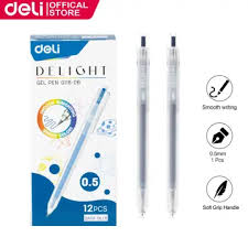 Gel pen automatic Deli Delight EG118-DB