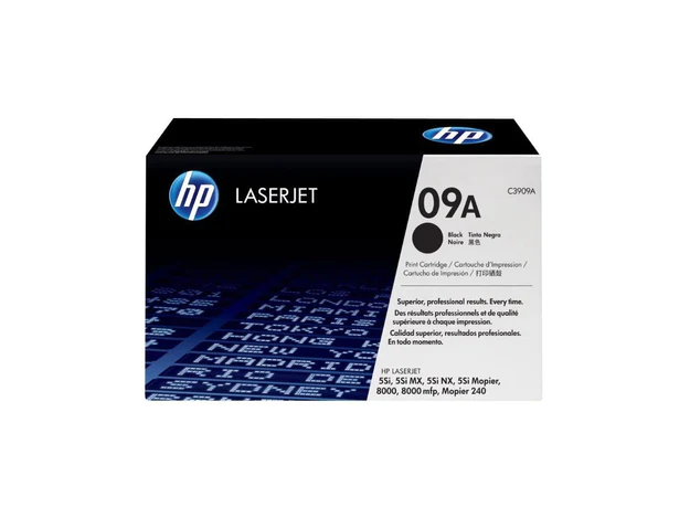 HP 09A Black Original LaserJet Toner Cartridge (C3909A)