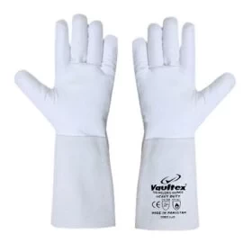 Vaultex TPJ Chrome leather Welding Gloves-Double Palm-40 CM