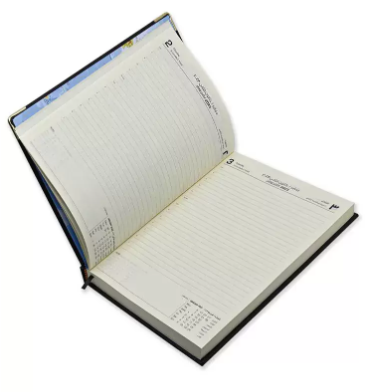 FIS Executive Diary 2023 (Arabic/English) Italian PU Padded, Cover Black - FSDI88AEP23BK