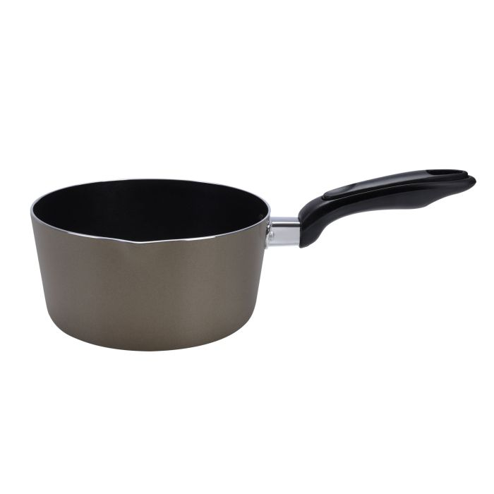 Royalford RF2012-MP18 Non-Stick Milk Pan - 18cm/1.5 Litre Saucepan Pouring Spout With Ergonomic Handle |Multiple Hob Compatible|Ideal As Coffee Pot, Tea Pot, Milk Pot & A Small Saucepan