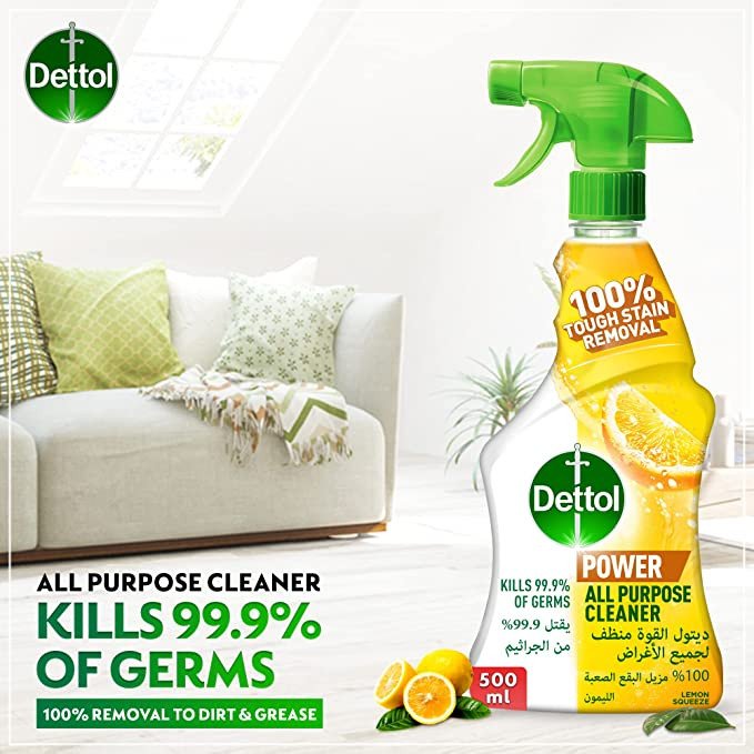 Dettol Lemon Healthy Home All Purpose Cleaner Trigger 500ML