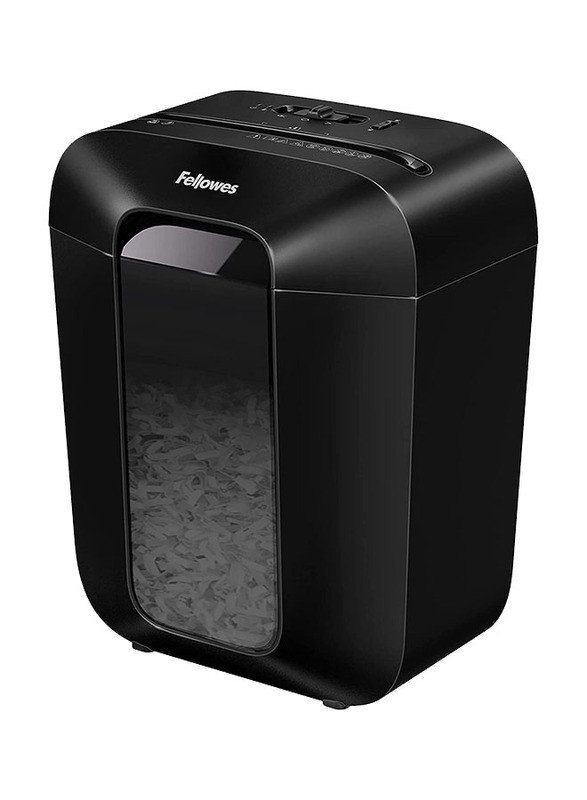 Fellowes LX-50 Light Duty Cross Cut Shredder, Black