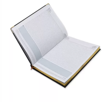 FIS A4 Golden Diary 2023 (Arabic/English) Chocolate - FSDI46AEG23CH