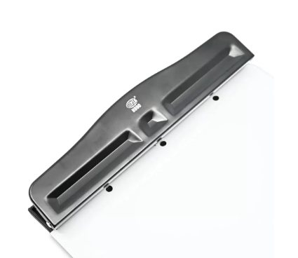 FIS Adjustable Metal Punch 3 Holes, 10 Sheets, Black -FSPUJN990BK