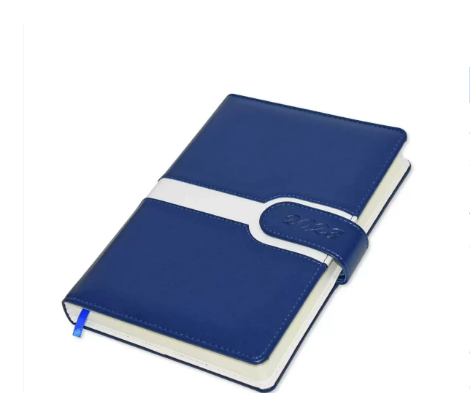 FIS 2023 Diary A5 Italian PU English with Magnetic Loop, Blue - FSDI85E23BL