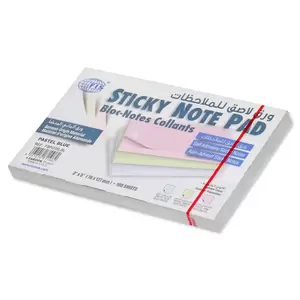 FISSticky Note Pad, 3X5 inches, Pack of 12, Pastel Bue 100 Sheets -FSPO35LBL