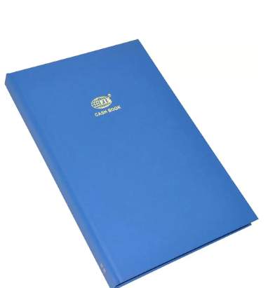 FIS Cash Book, Azure Laid Ledger Paper, FS (210 x 330 mm) Size, 3 Quire - FSACCTC3Q73
