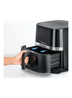 Digital 12-in-1 Multifunction Air Fryer With 2kg Capacity With Rapid Hot Air Circulation For Frying, Grilling, Broiling, Roasting, IN5800-B5 Black