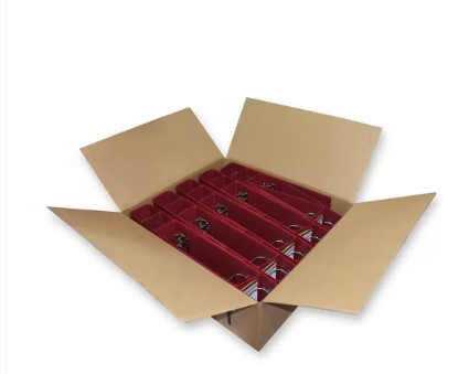 Pack of 25 Pieces Fixed Mechanism Box File Maroon