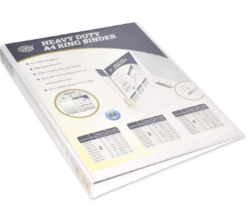 FIS Heavy Duty Ring Binder, 2-D Ring 15mm, A4 Size - FSBD1501