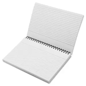 FIS Ruled Record Card 180 GSM 8X5 Inch Double Loop Spiral 50 Sheets White -FSIC85-180SPWH