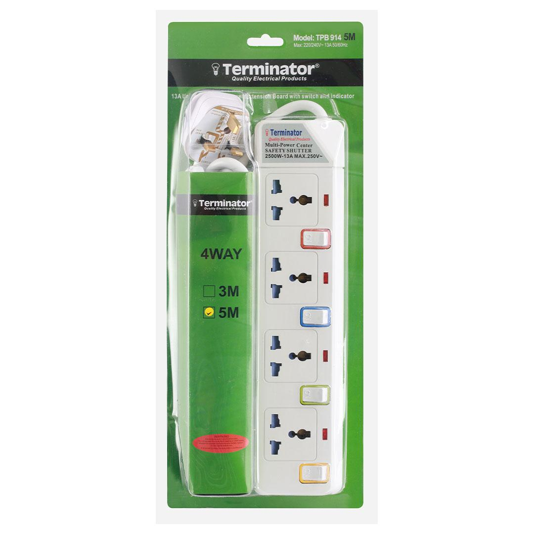 Power Extension Socket 5M Cable 13A