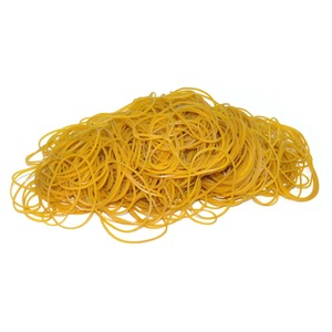 10 Boxes FIS Pure Rubber Bands, Size 17 Yellow - FSRB17