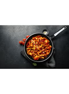 Non-Stick Fry Pan, & Frying Pan ,with 5 Layer PTFE ,Non-Stick Spray Coating, BXSFP28BME Black,