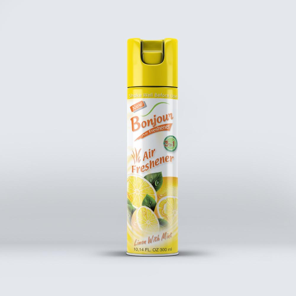 Bonjour Air Freshener | LEMON WITH MINT | 300ML