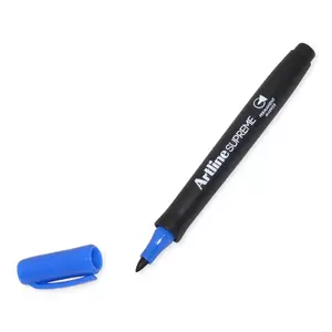 Artline Supreme Permanent Marker Pack of 12, 1.0mm, Bullet, Blue - ARMKEPF-700BL