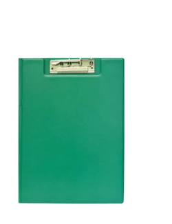 Fis Pvc Clip Boards - Double With Pressure Clip (green Color), A4 Size