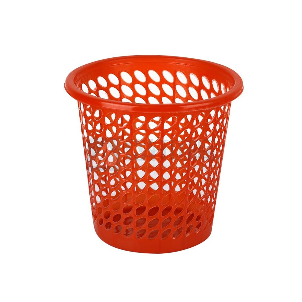 Round Plastic Basket | RED