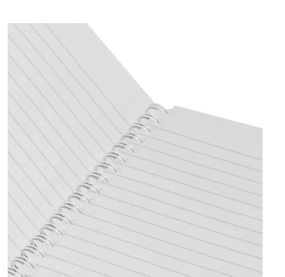 LIGHT Pack of 10 Spiral Soft Cover Notebook, Single Line, 9X7 Inches (22.86 X 20.32 CM) 100 Sheets -LINB971701S