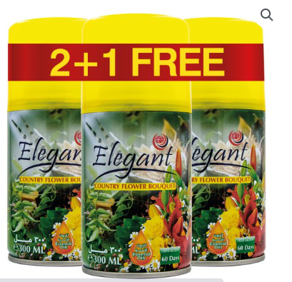 Country Flower Bouqet 300ml Automatic Refill Spray