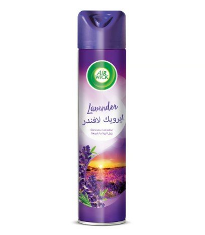 Air Wick Freshener Aerosol Lavender 300ml Easy to Use Air Freshener