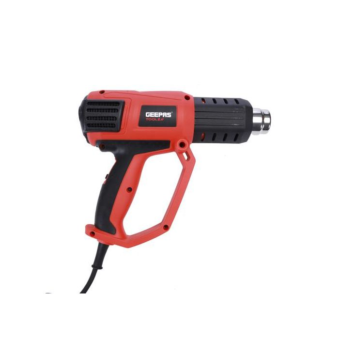Geepas Hot Air Gun - Variable Temperature Control With 3-Temp Settings With Overload Protection For Crafts, Shrinking PVC, Stripping Paint & More