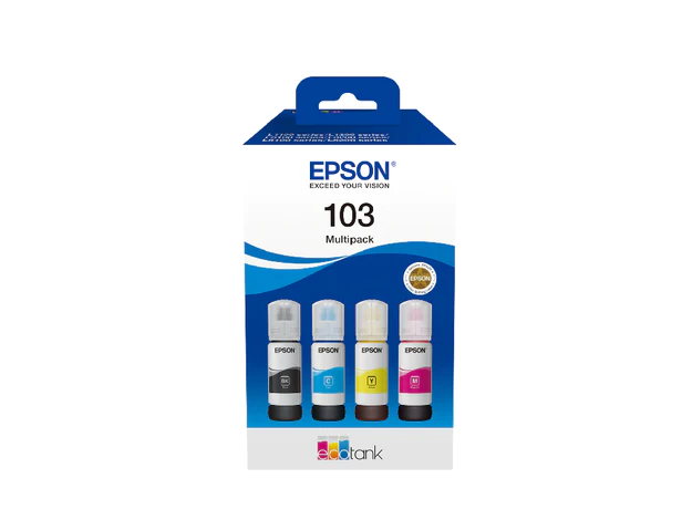 Epson 103 Ecotank Ink Bottle 4-Color Multipack