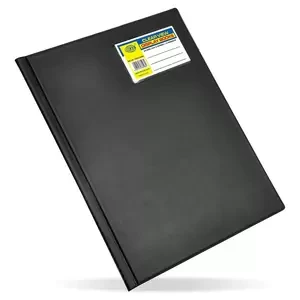 FIS Display Book 12 Pockets, Hard Cover (Black Color) A4 Size - FSDA12A4BK